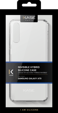 Guscio ibrido invisibile per Samsung Galaxy A70 2019, trasparente