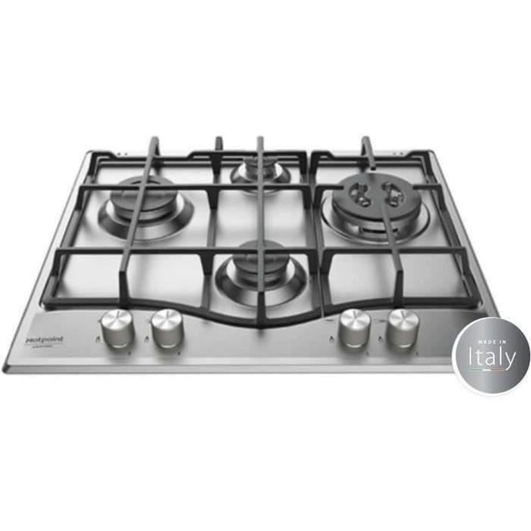 Hotpoint Plaque de cuisson Gaz - 4 foyers - L 60 x P51 cm - PNN 641 IX