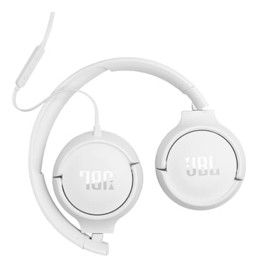 JBL Tune 520C USB-C Écouteurs Avec fil Arceau Appels/Musique USB Type-C Blanc