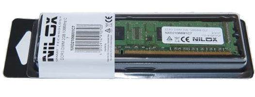 Nilox 2GB PC3 1066 module de mémoire 2 Go 1 x 2 Go DDR3 240 pin DIMM Neuf
