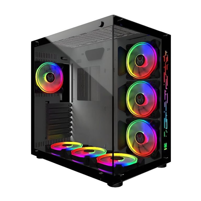 MRED Boîtier PC Gamer ATX RGB Crystal Sea - vue 4