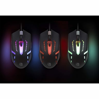 Manhattan 190206 souris Gaming Ambidextre USB Type-A Optique 1500 DPI