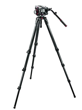 Manfrotto 509HD,536K tripode Digitales / cámaras de película 3 pata(s) Negro