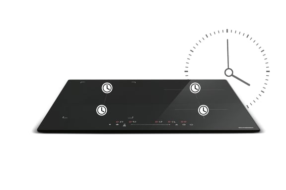 Schneider SCTI630N1S - Table induction 3 feux Noir