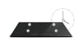 Schneider SCTI630N1S - Table induction 3 feux Noir
