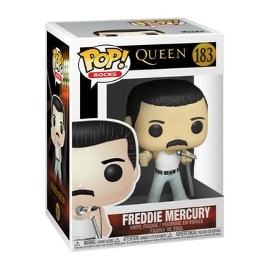 Figura Funko Pop Rocks: Queen - Freddie Mercury Radio Gaga 1985