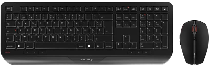 CHERRY Gentix Desktop clavier RF sans fil AZERTY Belge Noir
