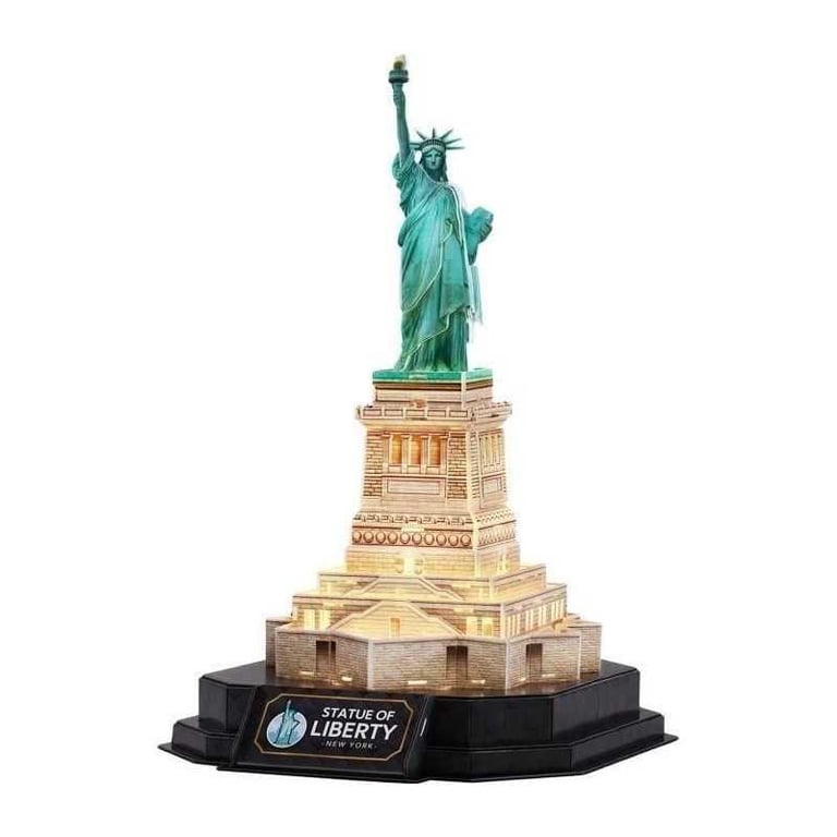 Puzzle 3D lumineux Statue De La Liberté Jeu de construction EXPLORA 79 pièces Dès - vue 3