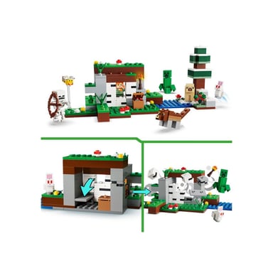 LEGO Minecraft 21593 L’aventure de la première nuit - Ensemble créatif avec Alex - vue 9
