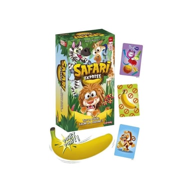 Jeu de cartes Lansay Safari Express observation et réflexes 2-6 joueurs 5ans Multicolore