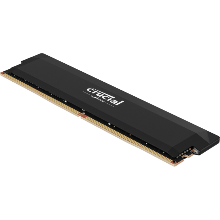 Barrette Mémoire Crucial Pro Cp16G60C36U5Bt 16 Go (1X16 Go) Ddr5-6000 Udimm Overclocking Noir - Excellent État