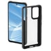 Carcasa protectora ''Metallic Frame'' para Samsung Galasy A53, transp/negro