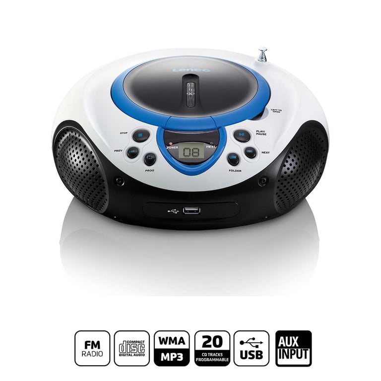 Radio FM / CD / USB Modèle SCD 386 Portable avec Écran LCD Neuf - vue 5