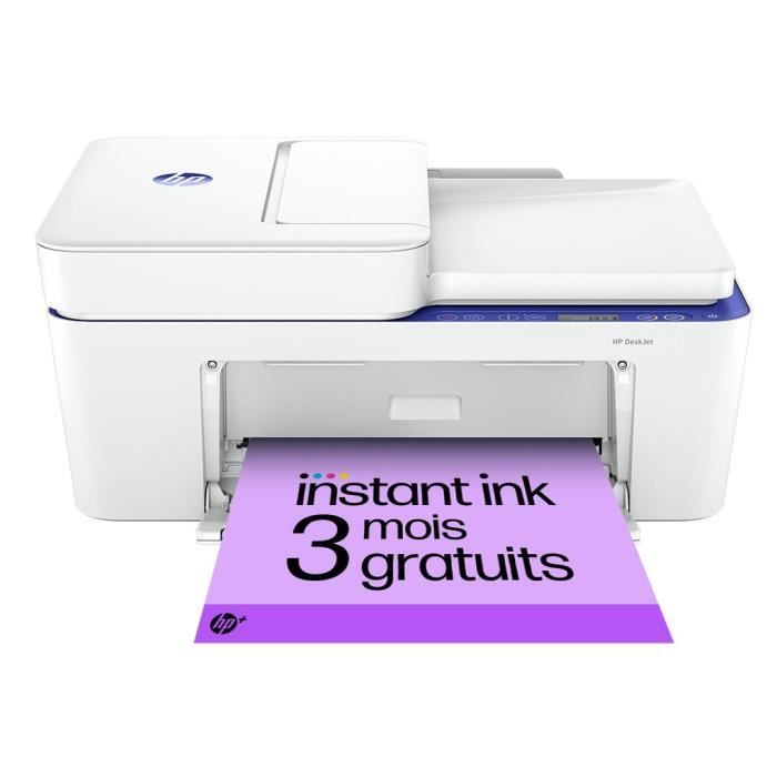 Imprimante tout-en-un HP Deskjet 4230e Jet d'encre couleur Copie Scan - 3 mois d'Instant ink inclus avec HP+ - Excellent état