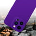Coque pour Apple iPhone 14 PRO en FLUID VIOLET FONCÉ Housse de protection Étui en silicone TPU flexible