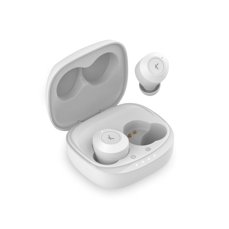 Écouteurs sans fil Ksix Oblivion Son Stéréo Commande Tactile Autonomie 19h Bluetooth 5.3 Étui Compact IPX4 Neuf