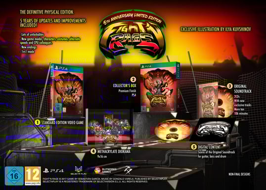 Fight'n Rage 5º Aniversario Edición Limitada PS4