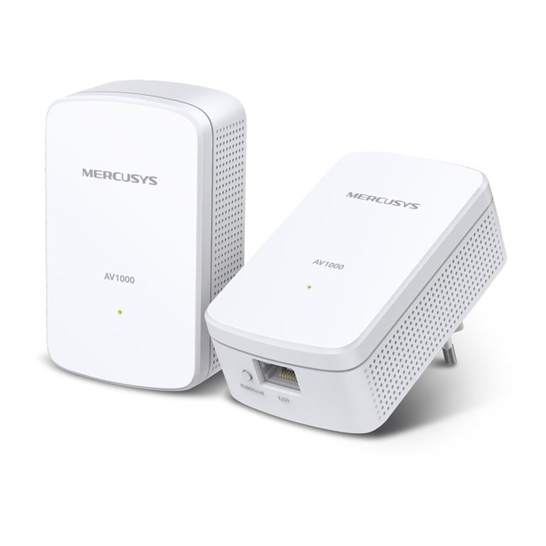 CPL 1000Mbps Mercusys MP500 KIT Prise CPL Fibre avec 1 Port Gigabit Boitier CPL Kit de 2 - vue 2