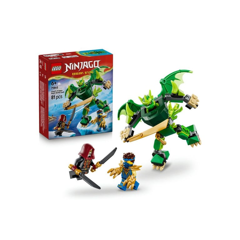 LEGO NINJAGO Dragons Rising 71862 Mecha Dragon de Lloyd avec figurines Vert - Neuf