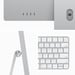 iMac Apple M3 59,7 cm (23.5'') 4480 x 2520 pixels 8 Go 512 Go SSD PC All-in-One macOS Sonoma Wi-Fi 6E (802.11ax), Argent