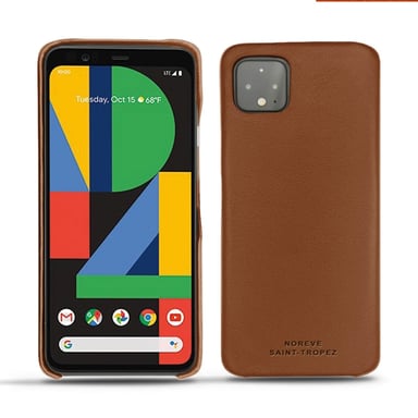 Coque cuir Google Pixel 4 -  - Marron - Simili cuir