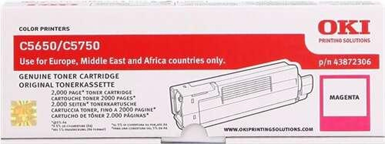 43872306 TONER C5650 2K Neuf