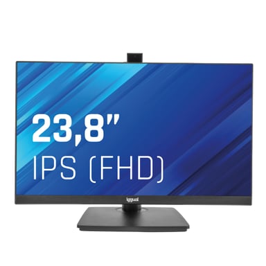iggual Monitor 23,8'' IPS FHD 100Hz VGA HDMI webcam