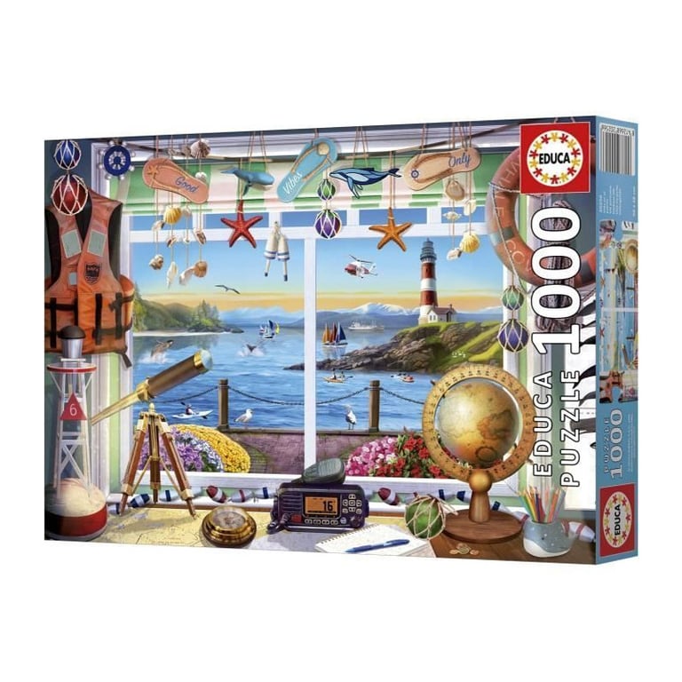 Puzzle EDUCA Vie partuaire 1000 pièces 68x48 cm Pour adultes Thème nature - vue 3