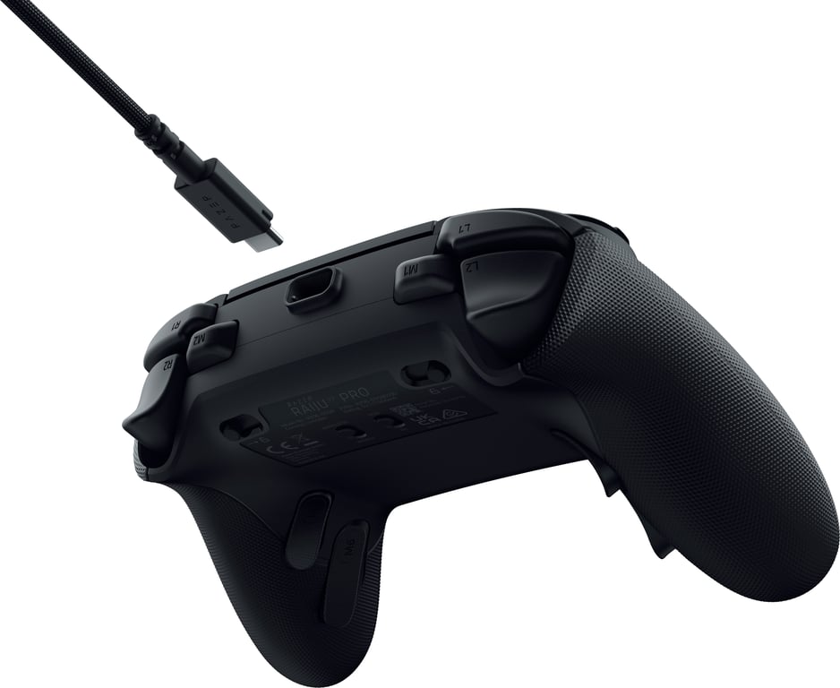 Razer Raiju V3 Pro Manette sans fil pour e sport pour PlayStation 5 et PC 4 boutons amovibles & 2 bumpers à prise en griffe Sticks analogiques TMR Pro HyperTrigger | - vue 10