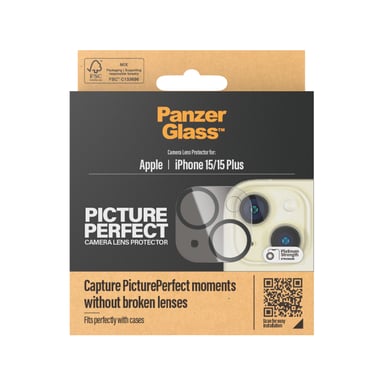 PanzerGlass ® PicturePerfect Camera Lens Protector iPhone 15 | 15 Plus Protector de pantalla Apple 1 pieza(s)
