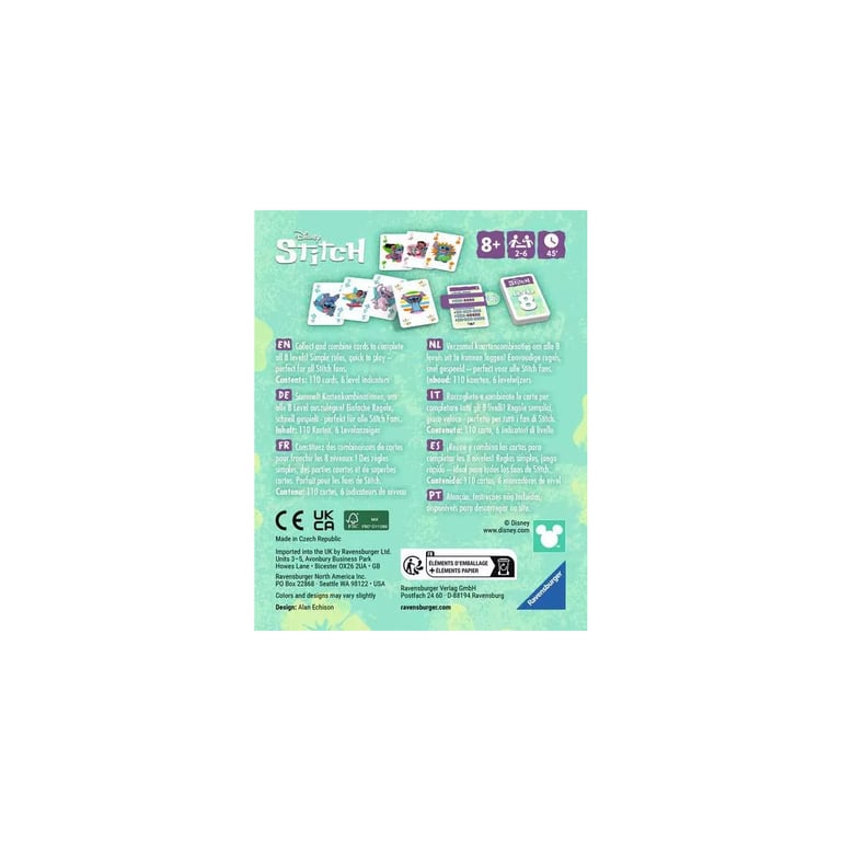 Jeu De Société Ravensburger 24700 – Level 8 Stitch, 2 à 6 Joueurs, Dès 8 Ans - vue 4