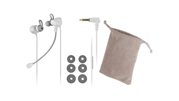 Mars Gaming MIHXW auricolare/cuffia cablata Gaming White