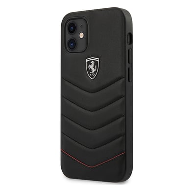 Funda Ferrari para iPhone 12 mini 5.4'' Negro Off Track Acolchada
