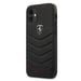 Custodia Ferrari per iPhone 12 mini 5,4'' Nero Off Track Trapuntato