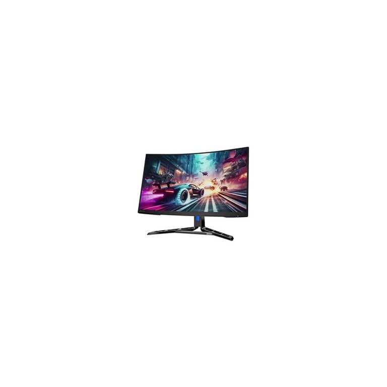 LENOVO Legion R32qc-30 32 Inch, QHD Gaming Monitor with Eyesafe (VA Panel, 180Hz, 0.5 MPRT, HDM 2.1 , DP, FreeSync, HDR10, Integrated Speakers) - Neuf