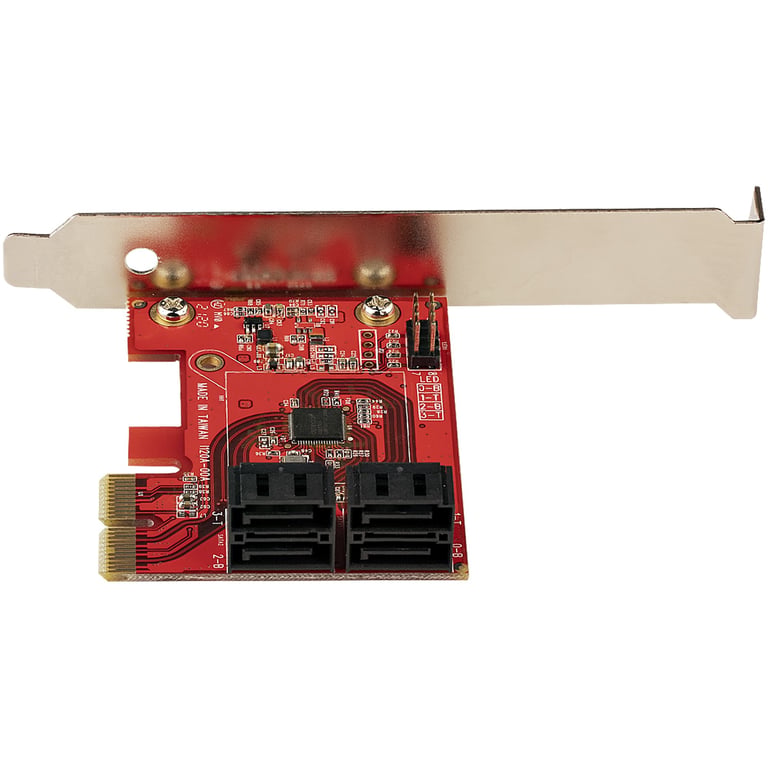 StarTech.com Carte contrôleur PCI E avec 4 ports SATA III internes - vue 3