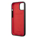 Ferrari Coque en silicone pour iPhone 13 Pro Noir On Track avec logo en métal