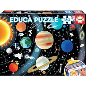Puzzle Système Solaire 150 Pièces - Apprends en Amusant - Neuf