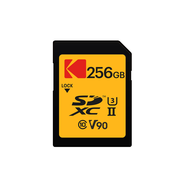 Kodak EKMSD256GUHS2V2K mémoire flash SDXC UHS II Classe 10 - vue 1