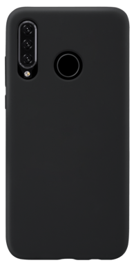 Funda de gel de silicona suave para Huawei P30 Lite, negro satinado