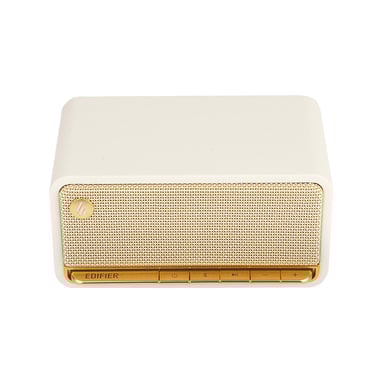 Speaker Bluetooth Edifier MP230 – 20W RMS, Stile retrò avorio, 10h di autonomia, Ingressi AUX/SD/Bluetooth 5.0 - Blanco