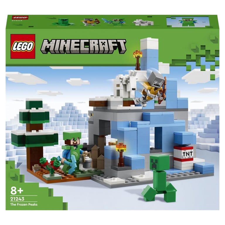 LEGO 21243 Les pics gelés Minecraft - vue 2