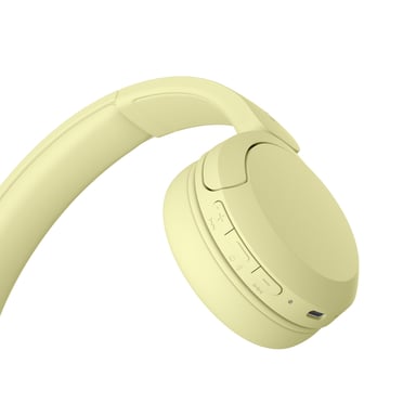 Sony WHCH520Y.CE7 auricular y casco Auriculares Inalámbrico Diadema Llamadas/Música USB Tipo C Bluetooth Amarillo
