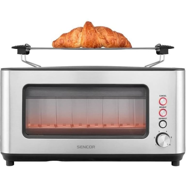 Grille-Pain Sencor STS 4050SS – Fente Longue, 1200W, 6 Niveaux - vue 4