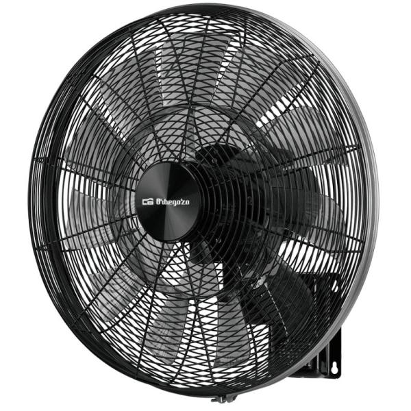 Orbegozo Ventilateur Mural WF 5045 85W 45cm 6 Vitesses 18 Pales Silencieux Télécommande Minuterie