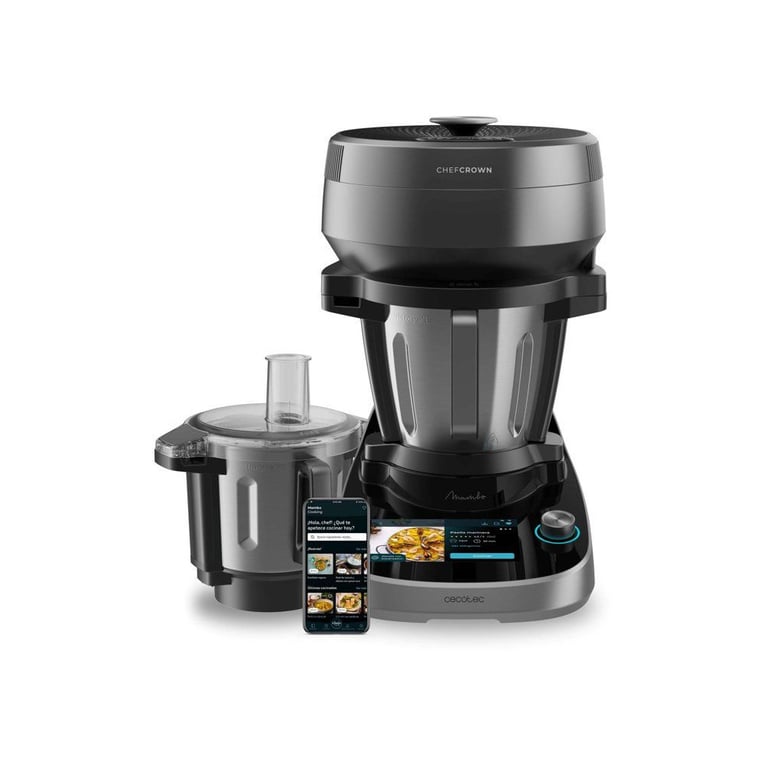 Cecotec Robot De Cuisine - Mambo Cooking Total Gourmet - 700 W - 4,5 L - 45 Fonctions - 1000 Recettes Noir - vue 5