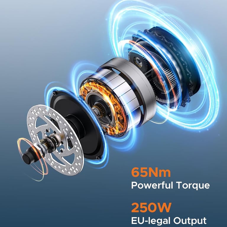 Vélo tout terrain électrique ENGWE M1 20 pouces avec batterie 48 V 15 6 Ah VTT tout suspendu Neuf - vue 2