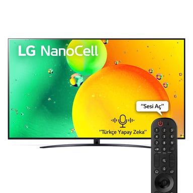 LG NanoCell 43NANO766QA Televisor 109,2 cm (43'') 4K Ultra HD Smart TV Wifi Negro