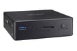Shuttle Nano PC NC10U7 , Intel i7-8565U, 1x HDMI, 1x DP, 1x 2,5'', 1x M.2, 1x LAN, 1x COM, WiFi, funzionamento 24/7, attacchi VESA