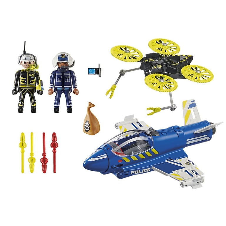 Playmobil 70780 Jet De Police Et Drone - vue 2